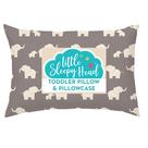 Almofada infantil Little Sleepy Head com fronha 33x46cm
