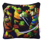 Almofada Infantil Quarto Menino Quadrada - Tartarugas Ninja