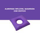 Almofada inflável quadrada com orifício Almofada inflável quadrada com orifício
