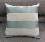 Almofada Jacquard Listrada Azul Céu