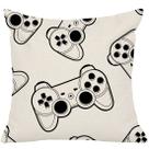 Almofada Joystick 40x40cm - Serigrafada Frente e Verso