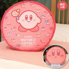Almofada Kawaii Kirby 40cm rosa suave para crianças