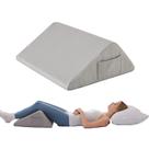Almofada Knee Wedge Bedluxe Memory Foam Grey