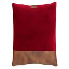 Almofada Leme Vermelho e Marrom 55x35