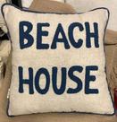 Almofada Linho Bordada Beach House - Decortextil