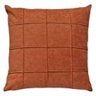 Almofada Linho Bouclé Sol Galhos Terracota Bege Areia 50x50