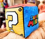 Almofada Mario Bross Formato de Cubo 30x30cm Almofada Mario Bross Formato de Cubo 30x30cm