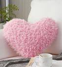 Almofada MOOWOO em Formato de Coração Rosa - 40x40cm com Capa