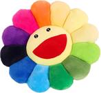 Almofada mttdxnh Rainbow Flower 43 cm Almofada de piso/costas Almofada mttdxnh Rainbow Flower 43 cm Almofada de piso/costas