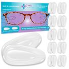 Almofada nasal GMS, adesivo óptico, airbag, Teardrop, antiderrapante x10