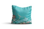 Almofada nautica Beach Tiffany 42x42 com enchimento Atelier Valverde