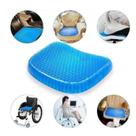 Almofada Ortopedica Assento Em Gel Silcione Cóccix Anti Escaras Egg Sit