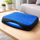 Almofada Ortopédica em Gel para Assento Favo de Mel Almofada Ergonômica Antiderrapante com Capa Lavável Alívio de Pressão para Escritório, Carro e