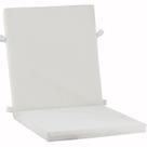 Almofada P/Cadeira 40X40Cm Branco