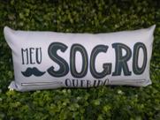 Almofada palito meu sogro querido