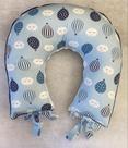Almofada para amamentação de bebe Recém Nascido - Balão Dingo - Azul Claro