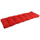 Almofada para Banco Blazing Needles Matelassê 152x48 cm Vermelha