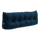 Almofada Para Cabeceira Encosto Apoio Lombar Spot 140cm com Porta Celular Veludo - Desk Design