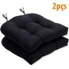Almofada Para Cadeira Futton Solid 40x40cm - 2pçs Almofada Para Cadeira Futton Solid 40x40cm - 2pçs