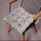 Almofada Para Cadeira Futton Wendy 40x40cm Triangulos