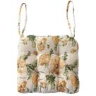 Almofada para cadeira vctops com estampa floral 40x40 cm, macia
