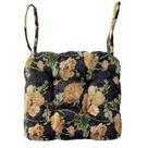 Almofada para cadeira vctops com estampa floral 41 x 41 cm, macia e antiderrapante