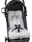 Almofada Para Carrinho de Bebê Universal - ZIG ZAG CINZA