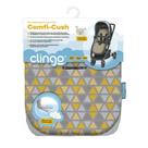 Almofada Para Carrinho Triangulos Cinza - Clingo