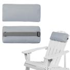 Almofada para Chaise Lounge (2 Unidades) - Resistente à Água - Cinza