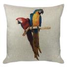 Almofada Passaro Arara 420-03 52x52cm Decortextil