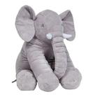 Almofada Pelúcia Elefante Gigante Cinza 48cm 7561 Buba