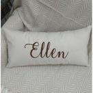 Almofada Personalizada com Seu Nome Bordado Sua Cama Mais Linda
