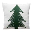 Almofada Pinheiro Tricot 50x50 Branco/Verde Almofada Pinheiro Tricot 50x50 Branco/Verde