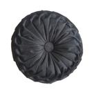 Almofada Pneu Suede Preta Pinheiro Decor