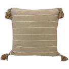 Almofada Pompom Decorativa 45x45cm Linho Almofada Pompom Decorativa 45x45cm Linho