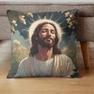 Almofada Premium 45x45 Jesus coroa luz Almofada Premium 45x45 Jesus coroa luz