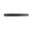 Almofada preta fina Nail File Soft Touch 240 Grit de 18 cm - 25 unidades