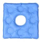 Almofada quadrada com orificio gel azul tam unico pf-11