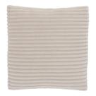 Almofada Quadrada Decorativa Em Veludo Bege Claro 45x45 Estilo Escandinavo