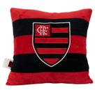 Almofada quadrada escudo time 36x36cm - flamengo