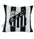 Almofada Quadrada Escudo Time 36x36cm - Santos