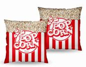 Almofada quadrada - pop corn