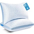 Almofada QUTOOL Standard Cooling Shredded Memory Foam, pacote com 2