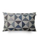 Almofada Retangular 30x50cm Jacquard Cartagena Azul J1