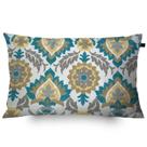 Almofada Retangular Estampada 30x50cm Wendy Azul