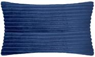 Almofada Retangular Flanel Pelúcia Azul Royal 50x28cm