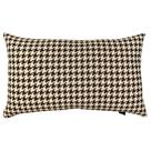 Almofada Retangular Jacquard Pied de Poule 30x50cm Marrom Almofada Retangular Jacquard Pied de Poule 30x50cm Marrom