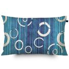 Almofada Retangular Jacquard Tripolli 30x50cm Asteca Azul Almofada Retangular Jacquard Tripolli 30x50cm Asteca Azul