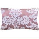 Almofada Retangular Luxo Medalhão Rosê Gold 50x28cm