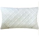 Almofada Retangular Matelassê Bege Sued Premium 50x28cm